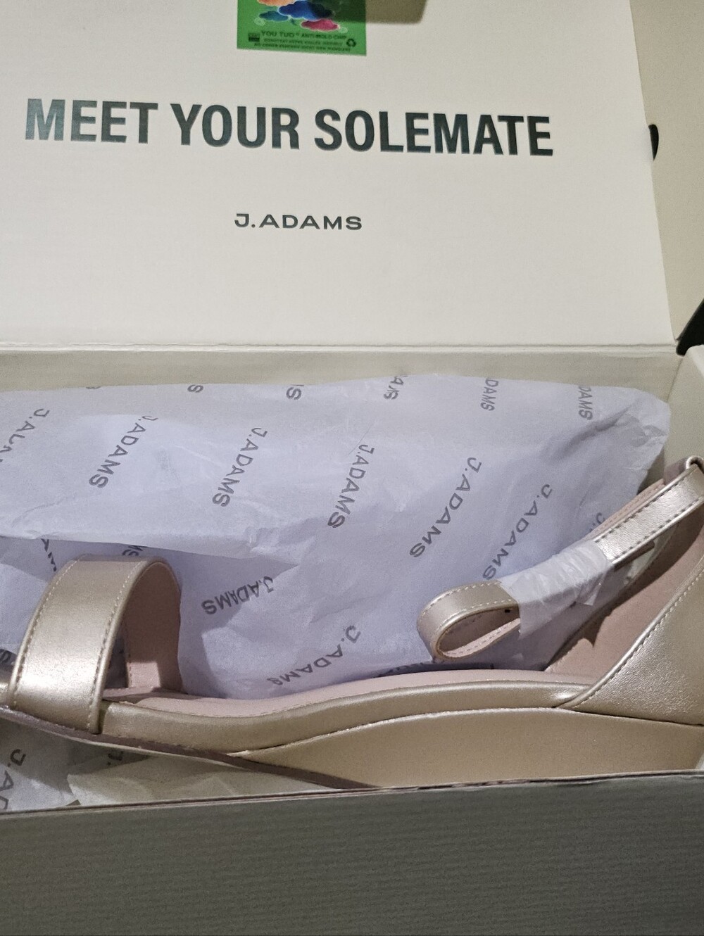 Adams Women's Rose Gold Slingback Sandals